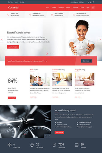 Sandal HTML Template