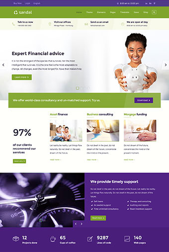 Sandal HTML Template