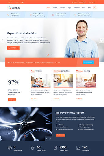 Sandal HTML Template